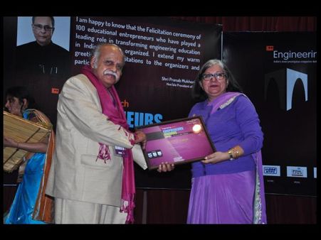 Toc H president P J Joseph receives Edupreneur Award