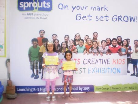Sprouts Creative Kids Contest by kids of different societies.