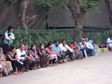 Students and Parents at NMKRV College