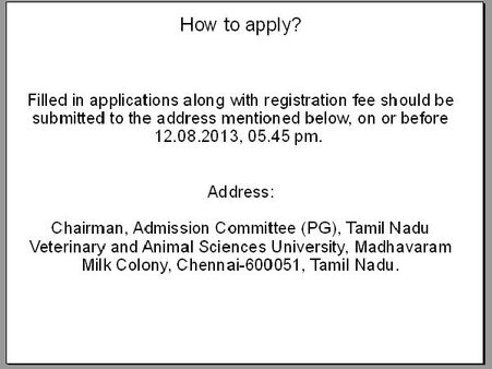 How to apply for admissions