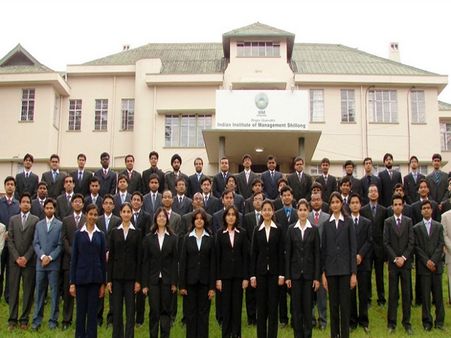 Students at IIM, Shillong