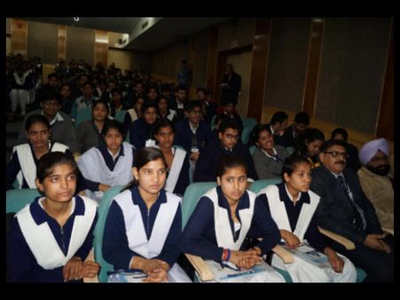School Students present during the inauguration