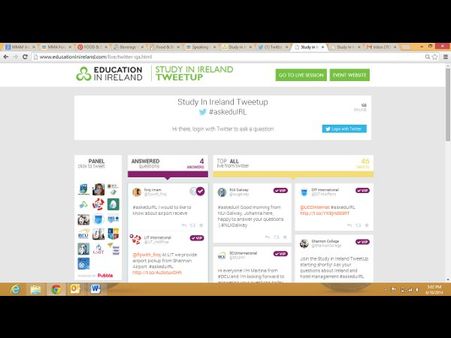 100+ aspiring students participate in EI Tweet-up