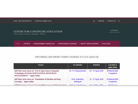 Science Courses From Indian Institute Of Science