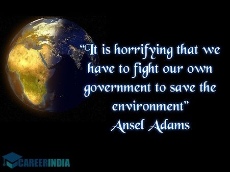 Environment Day Quote - Ansel Adams