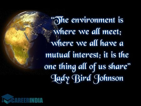 Environment Day Quote - Lady Bird Johnson