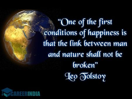 Environment Day Quote - Leo Tolstoy 