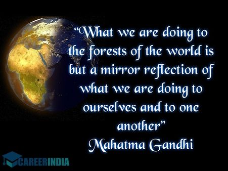 Environment Day Quote - Mahatma Gandhi