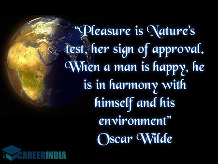 Environment Day Quote - Oscar Wilde 
