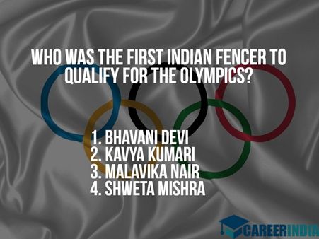 Who was the first Indian fencer to qualify for the Olympics? 