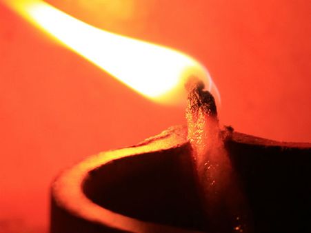 3. ತುಳಸಿಗೆ ದೀಪ 