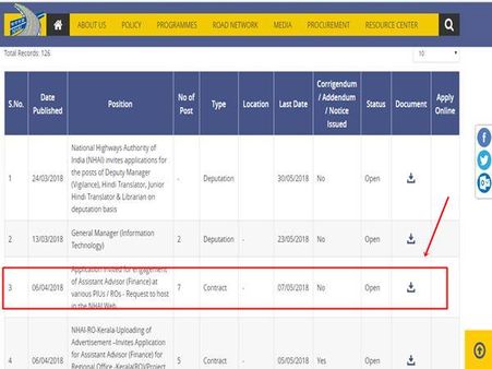 3. அறிவிப்பு இணைப்பு: