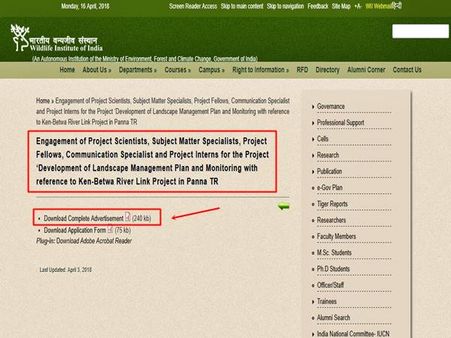 3. அறிவிப்பு இணைப்பு: