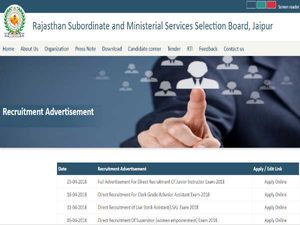RSMSSB में जूनियर असिस्टेंट क्लर्क के 11255 पदों पर भर्ती, जल्द करें आवेदन