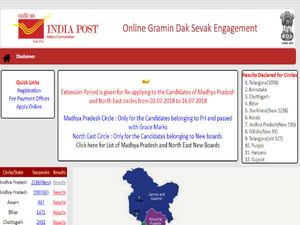 मध्य प्रदेश में ग्रामीण डाक सेवक के 2411 पदों पर भर्ती, 10वीं पास करें आवेदन