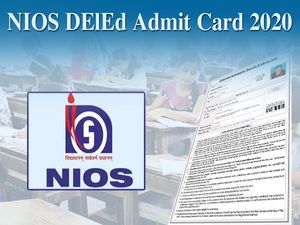 NIOS DElEd Admit Card 2020: एनआईओएस डीएलएड जनवरी परीक्षा एडमिट कार्ड dled.nios.ac.in से करें डाउनलोड