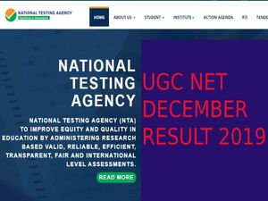 UGC NET Result December 2019: यूजीसी नेट रिजल्ट 2019 जारी, nta.ac.in से करें चेक