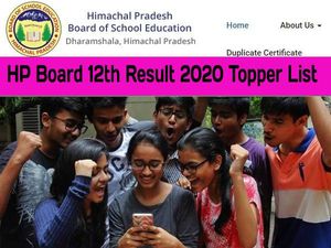 HP BOARD 12TH RESULT 2020 TOPPER LIST: एचपीबीओएसई 12वीं रिजल्ट 2020 टॉपर लिस्ट यहां देखें
