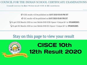 CISCE 10th 12th Result 2020: आईसीएसई 10वीं आईएससी 12वीं रिजल्ट 2020 results.cisce.org से करें चेक
