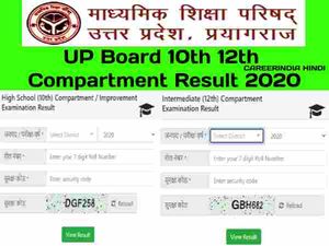 UP Board Compartment Result 2020: यूपी बोर्ड 10वीं 12वीं कंपार्टमेंट रिजल्ट जारी, मोबाइल पर करें चेक