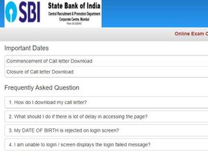 SBI CBO Admit Card 2020 Download: एसबीआई सीबीओ हॉल टिकेट 2020 जारी, 28 नवंबर को होगी परीक्षा