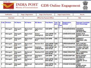 Assam GDS Result 2020 Released: असम जीडीएस रिजल्ट 2020 appost.in पर घोषित, ऐसे करें चेक