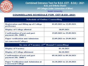 Bihar BEd Second Counselling 2021 List Download बिहार बीएड सीईटी काउंसलिंग की दूसरी लिस्ट डाउनलोड करें