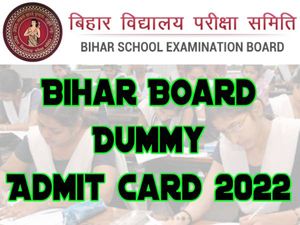 BSEB Matric Dummy Admit Card 2022 Download बिहार बोर्ड 10वीं डमी एडमिट कार्ड 2022 डाउनलोड करें