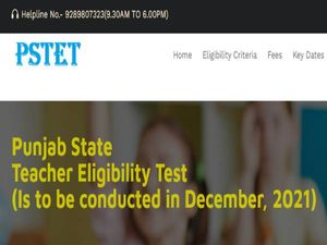 PSTET Admit Card 2021 Download Link पीएसटीईटी एडमिट कार्ड 2021 Direct डाउनलोड करें