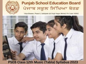 पंजाब बोर्ड कक्षा 12वीं म्यूजिक (तबला) सिलेबस 2023, पीडीएफ डाउनलोड करें