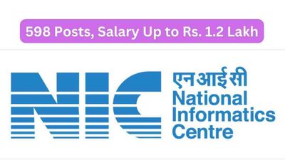NIC Recruitment 2023: 598 पद, वेतन 1.7 लाख रुपए तक 