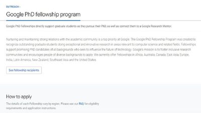 Google PhD Fellowship 2023 से 40,97,267 रुपये प्राप्त करने का सुनहरा मौका