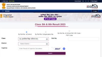RBSE 5th Result 2023: राजस्थान बोर्ड कक्षा 5वीं परिणाम 2023 हुए जारी, देखें पास प्रतिशत व अन्य डिटेल्स