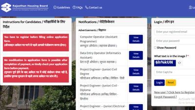 Sarkari Naukri Alert:  राजस्थान हाउसिंग बोर्ड ने निकाली 258 पदों पर भर्ती 2023, शीघ्र करें आवेदन