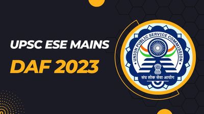 UPSC ESE Mains DAF 2023: यूपीएससी इंजीनियरिंग मुख्य परीक्षा के लिए विस्तृत आवेदन पत्र जारी, शीघ्र करें आवेदन