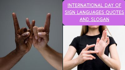 International Day of Sign Language 2023 Quotes: अंतर्राष्ट्रीय सांकेतिक भाषा दिवस पर शेयर करें ये कोट्स 