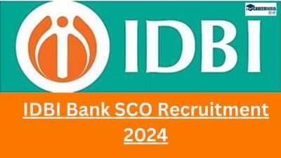 IDBI Bank SCO Recruitment 2024 : 86 पदों के लिए पंजीकरण 9 दिसंबर से शुरू होगा, देखें डिटेल्स