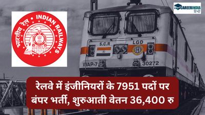 RRB JE Recruitment 2024: रेलवे में इंजीनियरों के 7951 पदों पर बंपर भर्ती, शुरुआती वेतन 36 हजार, PDF Link 