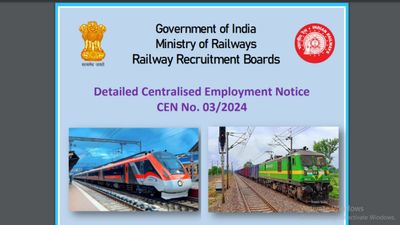 Job Alert: रेलवे बोर्ड ने निकाली 7000+ जूनियर इंजीनियर पदों पर भर्ती 2024, 30 जुलाई से करें आवेदन