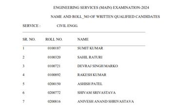 UPSC ESE फाइनल परिणाम 2024 हुए जारी, PDF डाउनलोड कर रोल नंबर की करें जांच