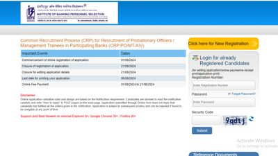 IBPS PO 2024: 4455 पदों के लिए पंजीकरण शुरू, ibps.in पर करें ऑनलाइन आवेदन