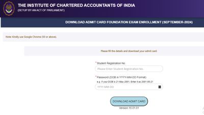 ICAI CA फाउंडेशन सिंतबर परीक्षा 2024 के लिए एडमिट कार्ड हुए जारी, icai.org से करें डाउनलोड