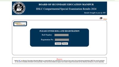 मणिपुर कक्षा 10वीं कंपार्टमेंट परिणाम 2024 हुए जारी, manresults.nic.in से करें डाउनलोड