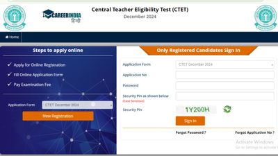 CBSE CTET 2024: सीटीईटी दिसंबर परीक्षा के लिए पंजीकरण प्रक्रिया शुरू, ctet.nic.in पर करें आवेदन