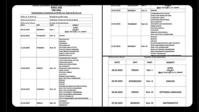 Tamil Nadu Board Exam 2025: तमिलनाडु 10वीं, 12वीं बोर्ड परीक्षा 2025 तिथि हुई जारी, चेक करें टाइमटेबल