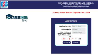 MP TET एडमिट कार्ड 2024 हुआ जारी, 10 नवंबर तक करें हॉल टिकट डाउनलोड