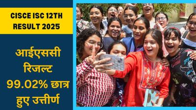 CISCE ISC 12th Result 2025: 99.02% छात्र हुए उत्तीर्ण, आईएससी रिजल्ट cisce.org पर जारी