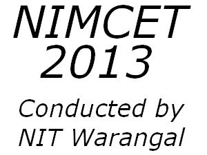 NIMCET 2013 Online Application form NIMCET 2013 Online Application form