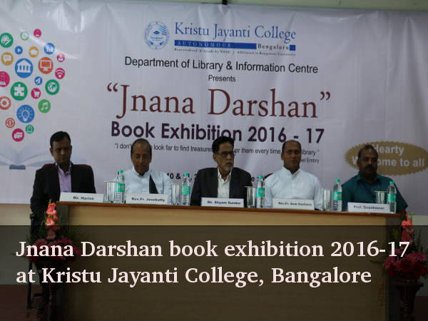 Jnana Darshan book exhibition at Kristu Jayanti