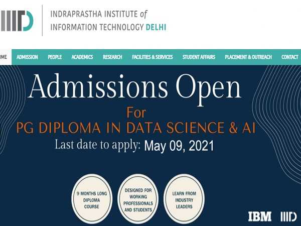 IIIT Delhi Offering PG Diploma in Data Science/AI